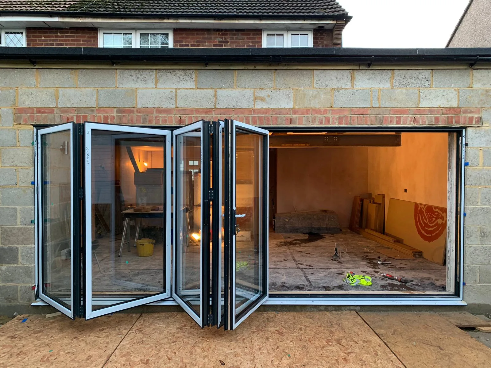 Bi-folding Doors installation 8