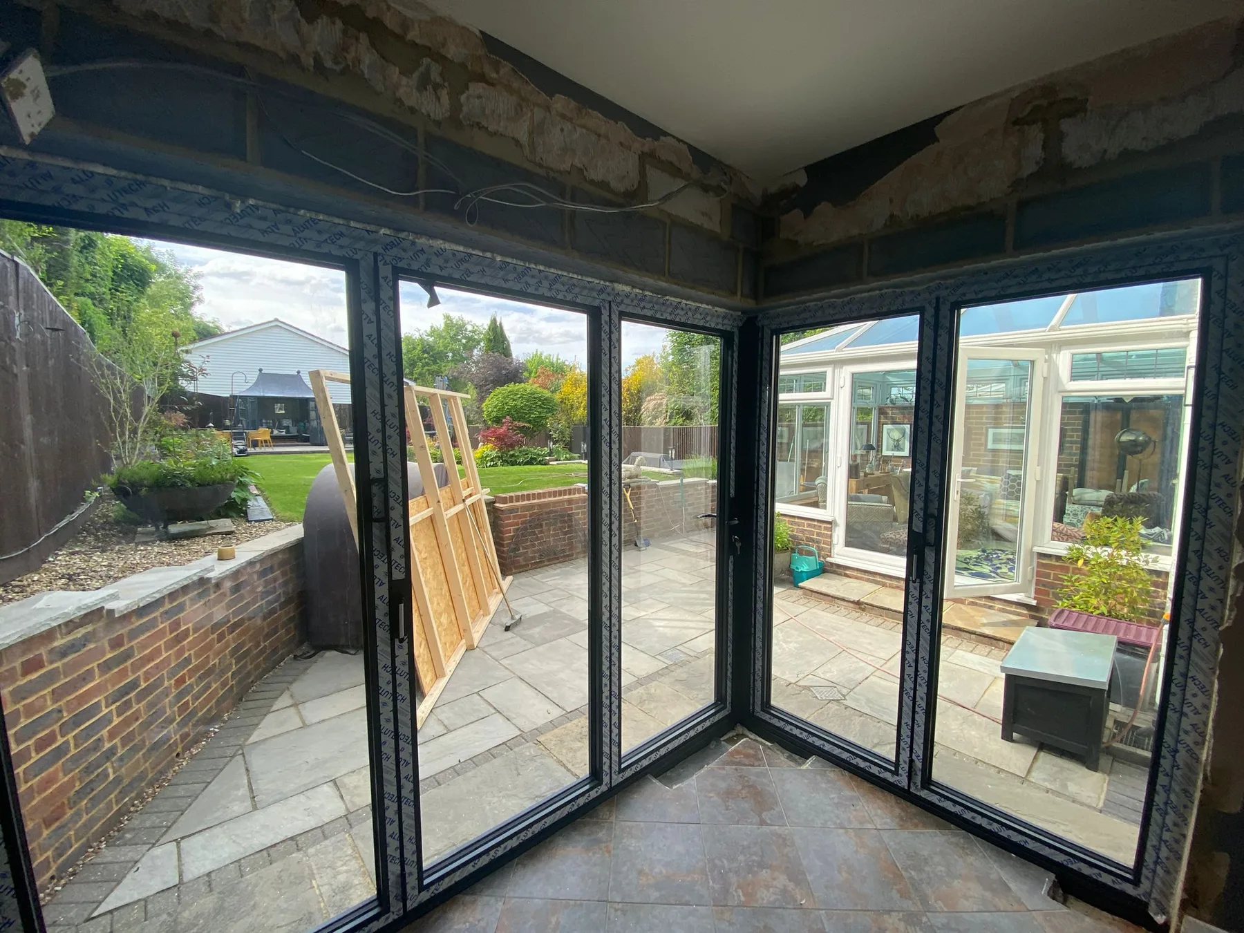Bi-folding Doors installation 7