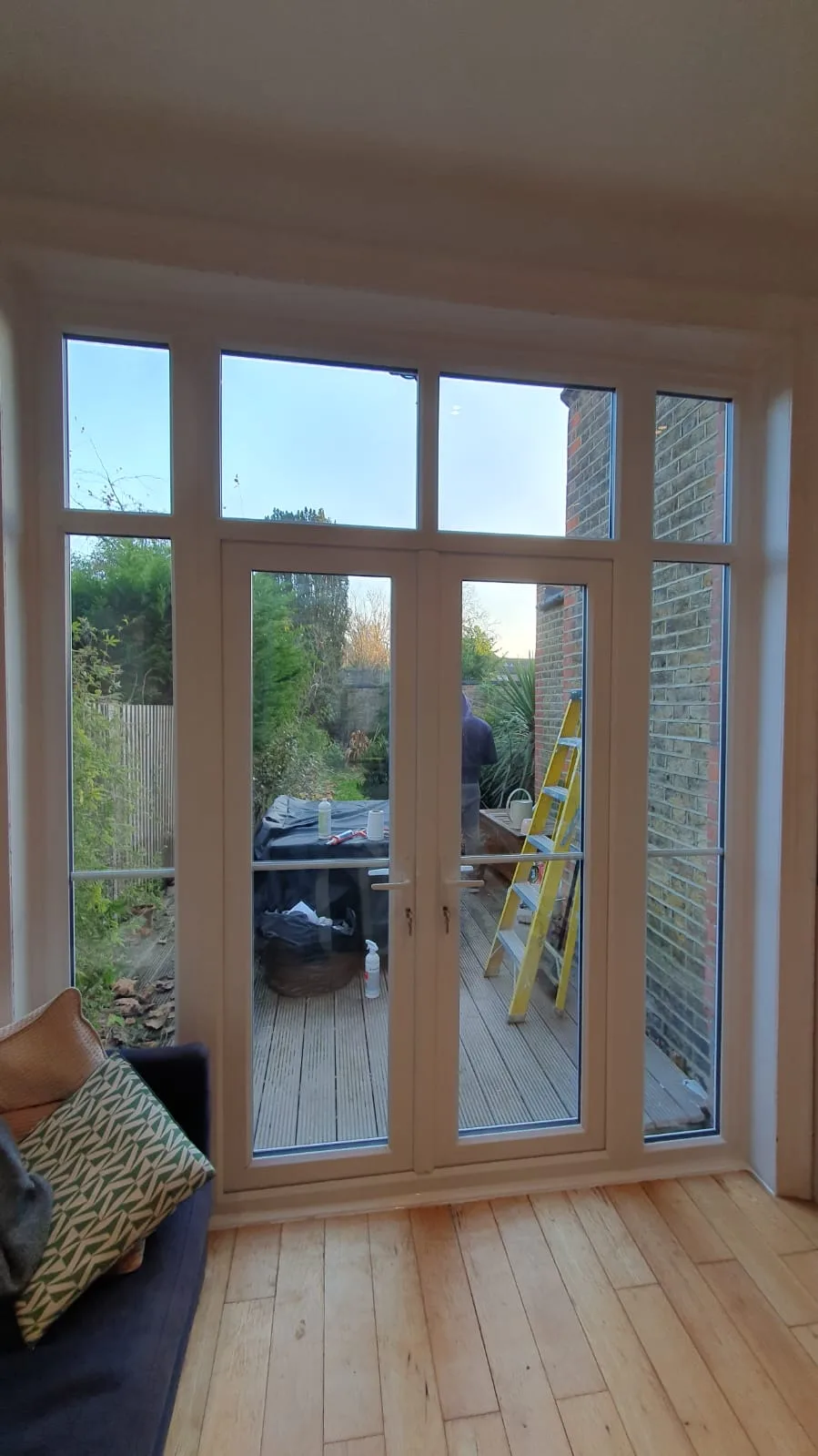 French Doors installation 9